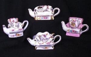 Porcelain Sofa And Chair Box - Set Of 4