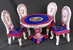 Porcelain Table And Chair Set