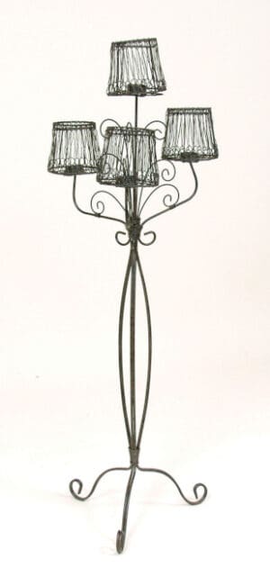 Candle Stand - Light Rust