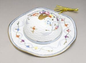 Porcelain Hat - Blue