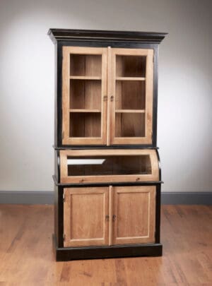2 Door Cabinet - Black/Pickle