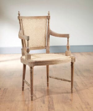Arm Chair Rattan - Pickle Finish