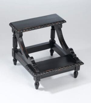 Bed Step 2 Steps - Black Finish