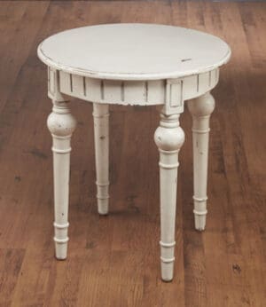 Table Round - White Finish