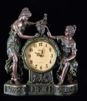 2 Ladies w/ Clock