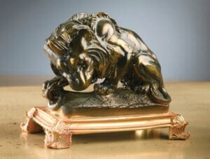 Lion And Snake - Bronze Finish
