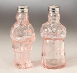 Pink Mammy And Uncle Salt And Pepper Set