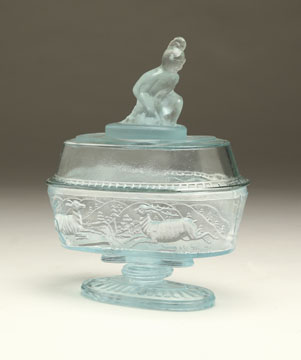 Westward Ho Covered Dish - Iight Blue