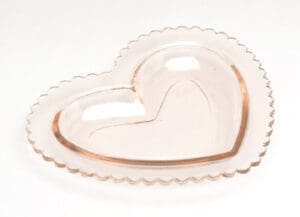 Heart Candy Dish - Pink