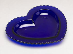 Heart Candy Dish - Blue