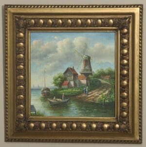 Oil Painting With Frame