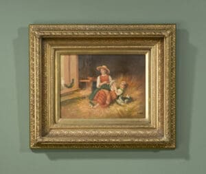 Painting With Gold Frame