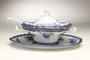 Platter And Tureen - Set Of 3