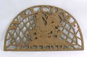 Welcome Door Plaque - Rooster