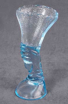 Ice Blue Hand Vase