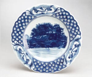 Flow Blue Plate