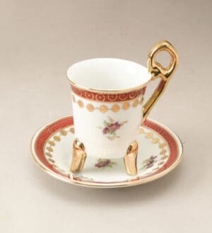 Red Demitasse Set