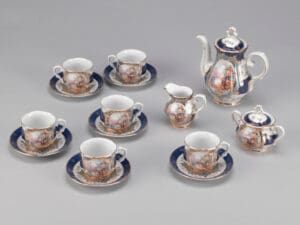 Blue Tea Set of 15