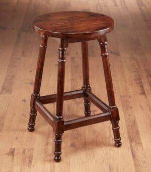 Stool Counter Height Pecan Finish