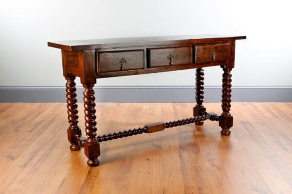 Console Table Florence Pecan Finish