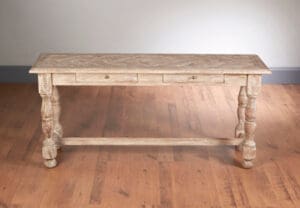 Console Table Brown Finish