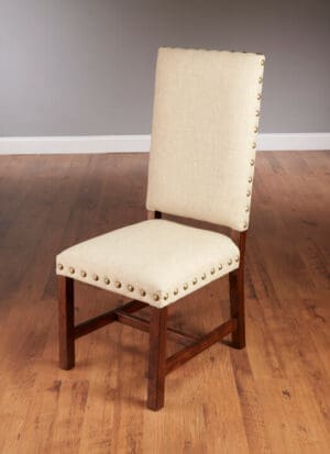 Chair George Paris Linen Pecan Finish