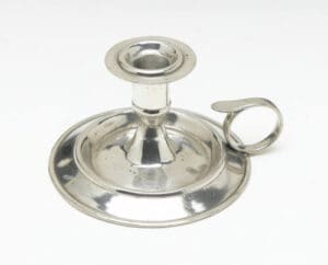 Pewter Candle Holder - Single