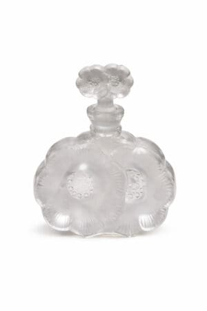 Twin Flower Perfume Bottle - Clear