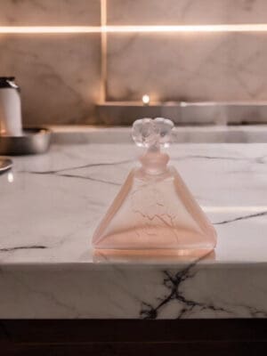 Pink Rose Perfume Bottle