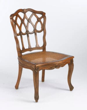 Side Chair Cane - Walnut Finish