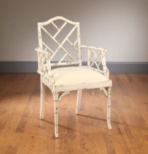 Arm Chair Bamboo - Parchment Finish