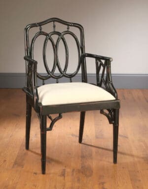 Arm Chair - Black Finish