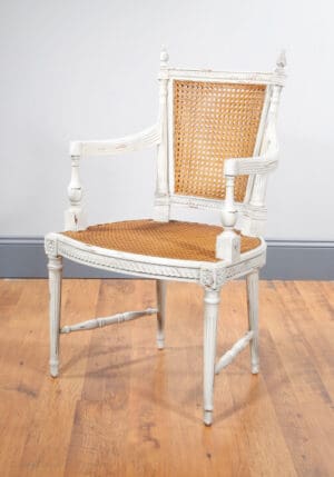 Arm Chair Rattan – Parchment Finish