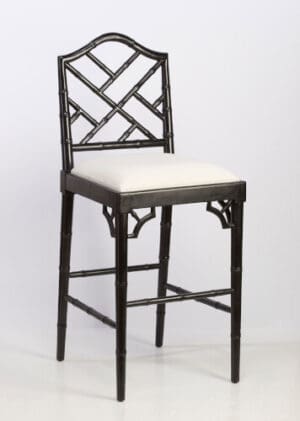 Bar Stool Bamboo - Black Finish