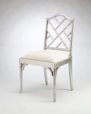 Side Chair Bamboo – Silver Finish