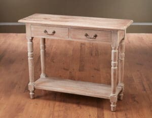 Table 2 Drawer With Shelves – Pickled Finish