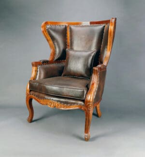 Duke Orleans Chair, Walnut Finish