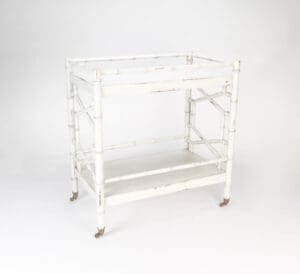 Tea Cart, Parchment Finish