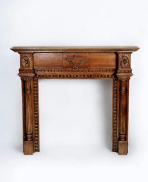 Regency Fireplace - Walnut Finish