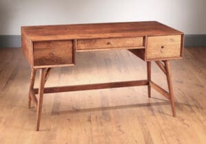 Desk 3 Drawer MidCentury