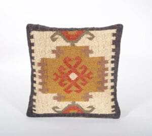 Pillow Woven Wool Jute