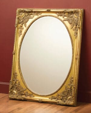 Frame With Oval Mirror