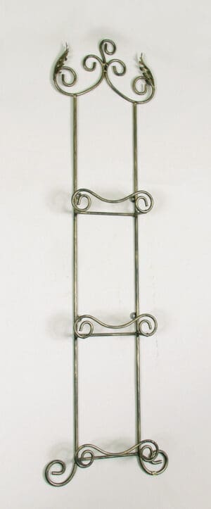 3 Tier Plate Rack - Antique Gold Finish