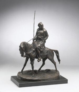 African Herder On Horse