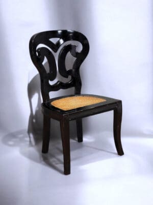 Block Side Chair - Black Finish