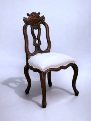 Crown Side Chair - Walnut Finish